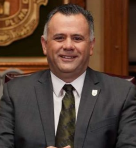 Portrait of Luis Enrique Palafox Maestre, Rector, UABC