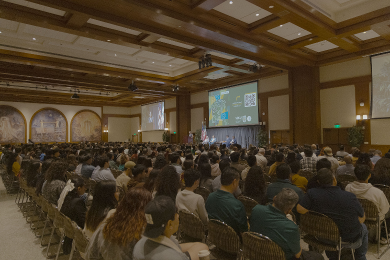 It was a full house for the opening session at the 2024 Re:Border Conference